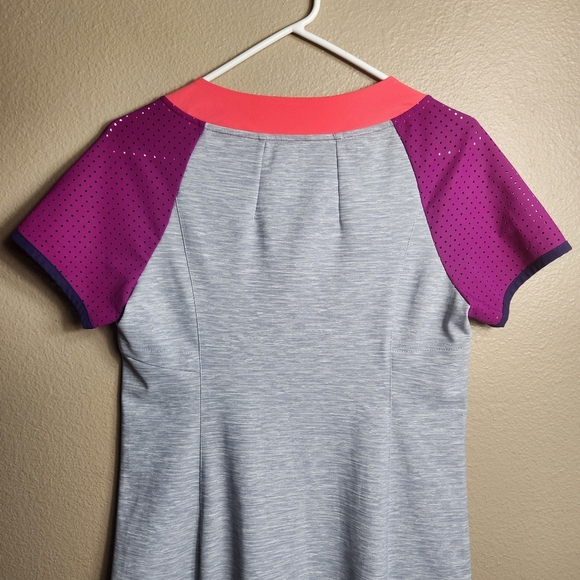 Title Nine Womens |S| Sensitive Short Sleeve Perforated Active Mini Dress - Picture 5 of 9